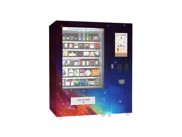 Material de aço densamente laminado do armário da máquina de venda automática do alimento do pagamento dos auto-serviços