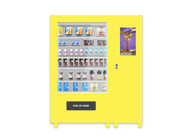 Máquina de venda automática do alimento do elevador da parte alta auto para o chocolate do petisco do queque com modelo do pagamento