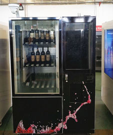 Máquina de venda automática borbulhante do álcool de Champagne do vinho do ODM/OEM com a cesta para entregar