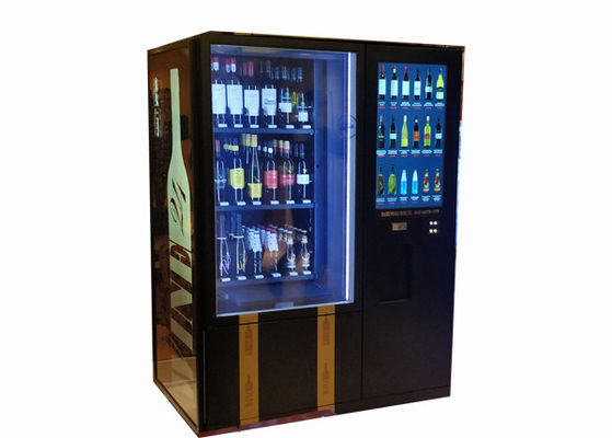 Máquina de venda automática do vinho tinto do tela táctil de 22 polegadas, venda automática da máquina de venda automática do refrigerador